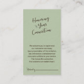 Artisan Sage Nail Boutique Referral Branding 名刺 (裏面)