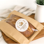 Artisan Sourdough Bread Label ラウンドシール