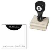 Artisan Wood Rubber Stamp Minimalist Maker's Mark ラバースタンプ (押印)