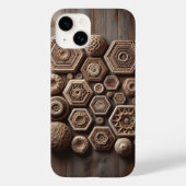 Artisan Woven Geometric Shapes Phone Case - Rustic Case-Mate iPhoneケース (裏面)