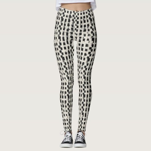 Artisanal Micro-Checkered  Leggings  レギンス (正面)