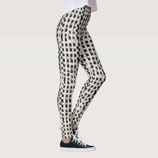 Artisanal Micro-Checkered  Leggings  レギンス (右)