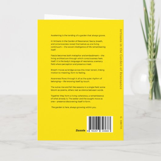 Artisans in the Garden of Resonance カード (裏面)