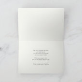 Artisitc Snowman Forest Illustration Christmas  シーズンカード (内部)