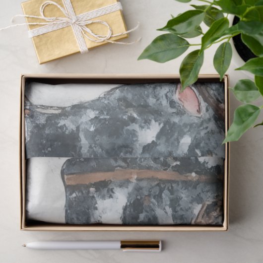 Artisitc Snowman Forest Illustration Christmas  薄葉紙 (ギフト)