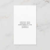 Artist 4 Image Grid Template 名刺 (裏面)