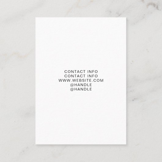 Artist 6 Image Grid Template 名刺 (裏面)