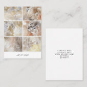Artist 6 Image Grid Template 名刺 (正面/裏面)