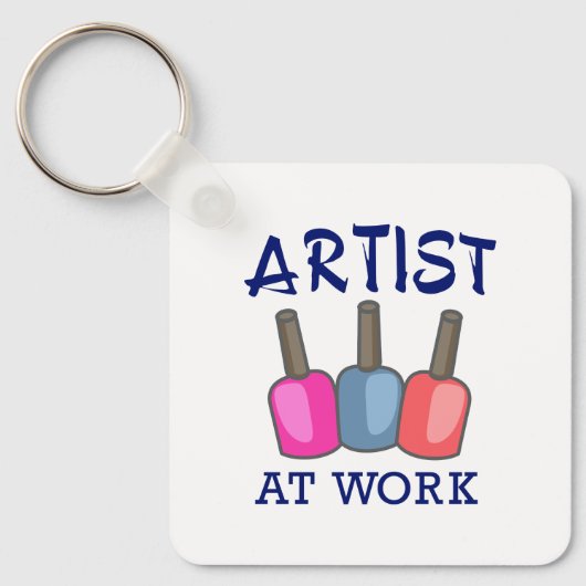 Artist at Work キーホルダー (正面)