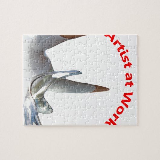 Artist at Work ジグソーパズル (横)