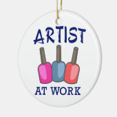 Artist at Work セラミックオーナメント (左)