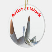 Artist at Work セラミックオーナメント (左)