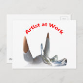 Artist at Work ポストカード (正面/裏面)