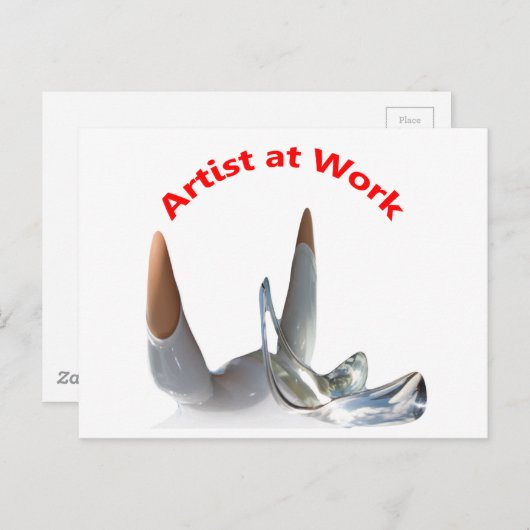 Artist at Work ポストカード (正面/裏面)