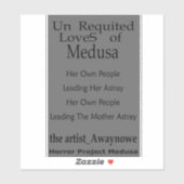 artist_awaynowe UR LoveS V7 g phrasesホラー シール (シート)