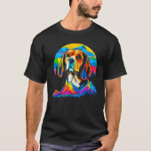 Artist Beagle Dog Tシャツ (正面)
