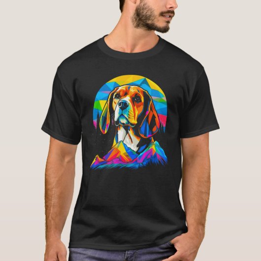 Artist Beagle Dog Tシャツ (正面)
