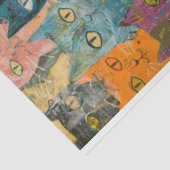 Artist Catをテーマにしたジャンクジャーナルの背景2 薄葉紙 (詳細)