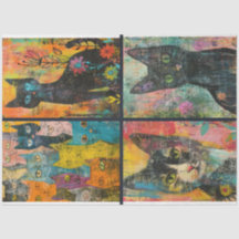 Artist Catをテーマにしたジャンクジャーナルの背景2