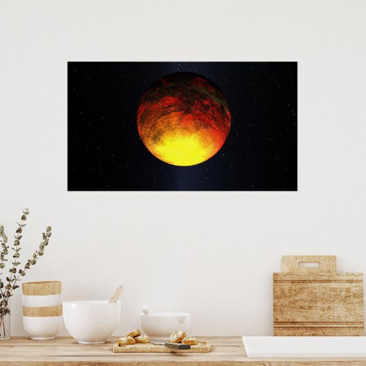 Artist concept of Kepler-10b ポスター (キッチン)