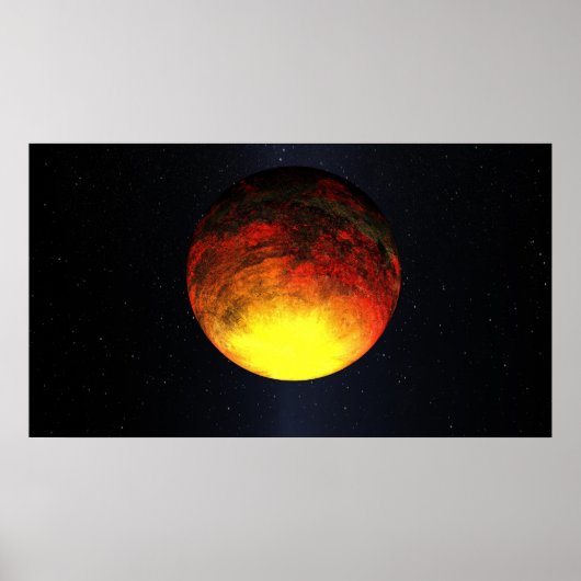Artist concept of Kepler-10b ポスター (正面)