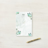 Artist Custom Butterfly Florals ポストイット (デスク上)