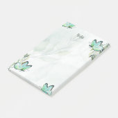 Artist Custom Butterfly Florals ポストイット (アングル)