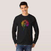 Artist Dandelion Garden Rainbow Flower Tシャツ (正面フル)