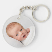 Artist designed sheer pink bow and plaid  キーホルダー (裏面)