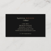 Artist Painting  名刺 (裏面)