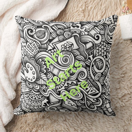 Artist pillow クッション (ブランケット)
