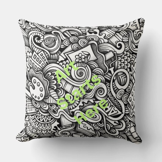 Artist pillow クッション (正面)