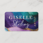 Artist Purple Gold Professional 名刺 (正面)