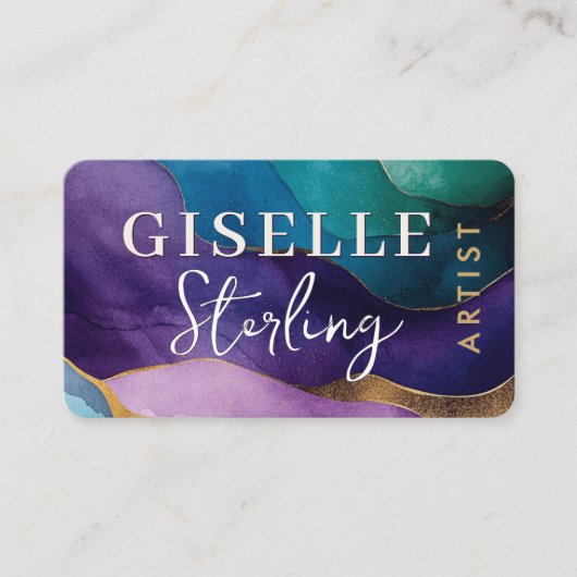 Artist Purple Gold Professional 名刺 (正面)