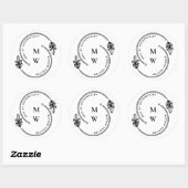 Artist Seal of Authenticityモノグラム ラウンドシール (シート)