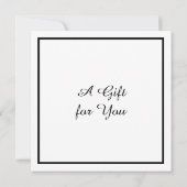 Artist Studioギフト証明書テンプレート 案内状 (裏面)