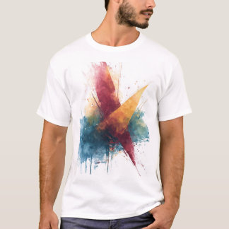 Artistic Abstract Crewneck Tシャツ