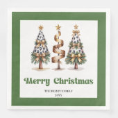 Artistic abstract leopard Christmas tree dinner (正面)