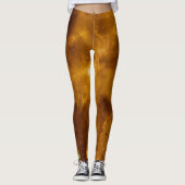 Artistic Abstract Psychedelic Color Burst Opaque レギンス (正面)
