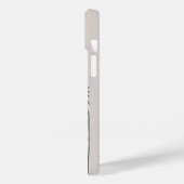 Artistic aesthetic stripes minimal Monogram Case-Mate iPhoneケース (裏面 / 左)