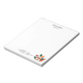Artistic Autumn Piano Custom Musician Notepad ノートパッド (回転)
