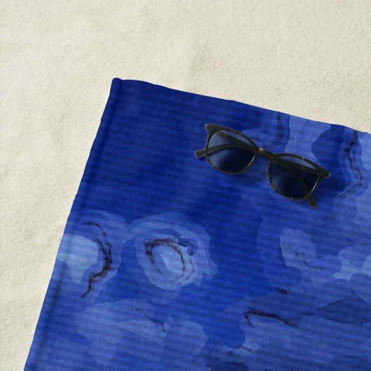 Artistic Beach Scene ビーチタオル (インサイチュ)