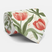 Artistic Birthday Gifts For Dad Tulip ネクタイ (ロール)
