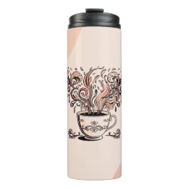 Artistic Boho Botanical Coffee Cup Travel Mug タンブラー