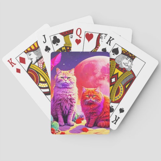 Artistic Cat Poker Cards トランプ (裏面)