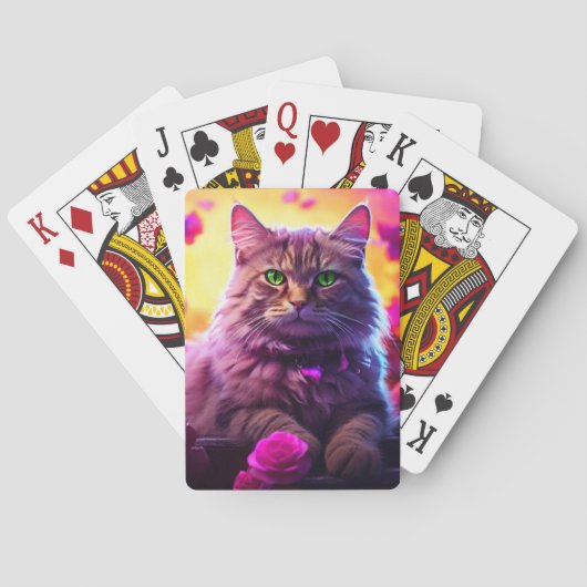 Artistic Cat Poker Cards トランプ (裏面)