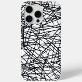 Artistic Chaotic Line Scribble Design 🎨 Case-Mate iPhoneケース (裏面)