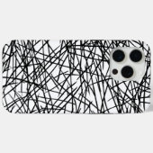 Artistic Chaotic Line Scribble Design 🎨 Case-Mate iPhoneケース (裏面 (横))