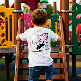 Artistic Cherry Blossom Cat Soccer For Japanese Ar トライブレンドTシャツ