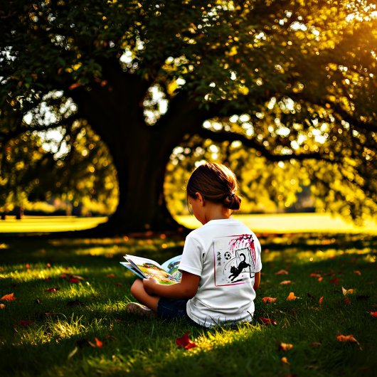 Artistic Cherry Blossom Cat Soccer For Japanese Ar Tシャツ